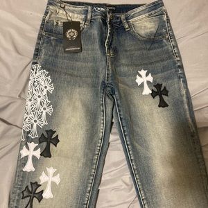 Chrome heart jeans